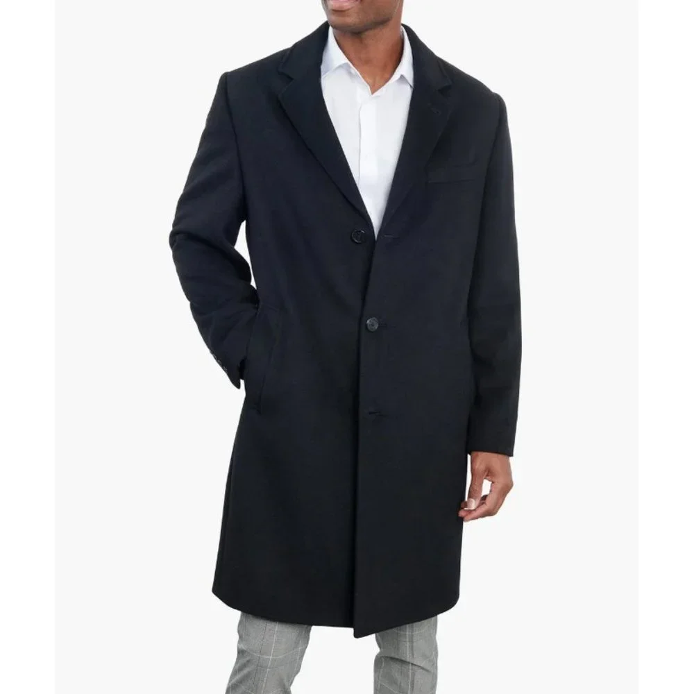 Vintage London Fog 100% Wool Overcoat Extra Long 42 - Picture 1 of 15